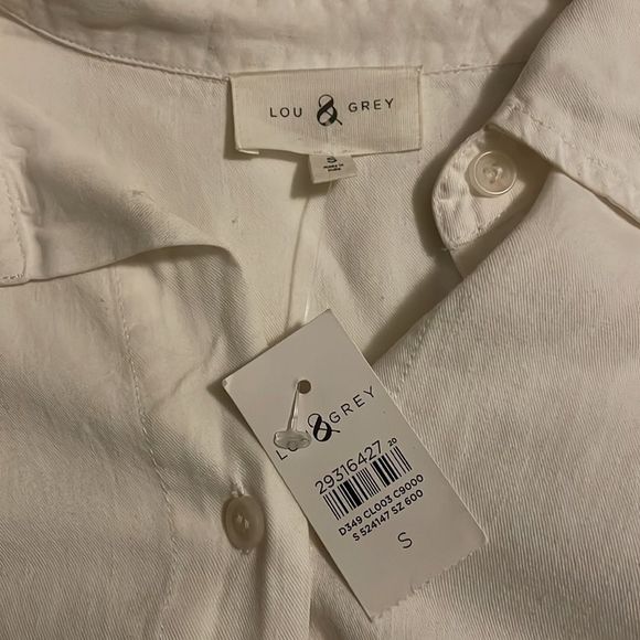 LOU & GREY linen blend small blouse - Picture 4 of 5